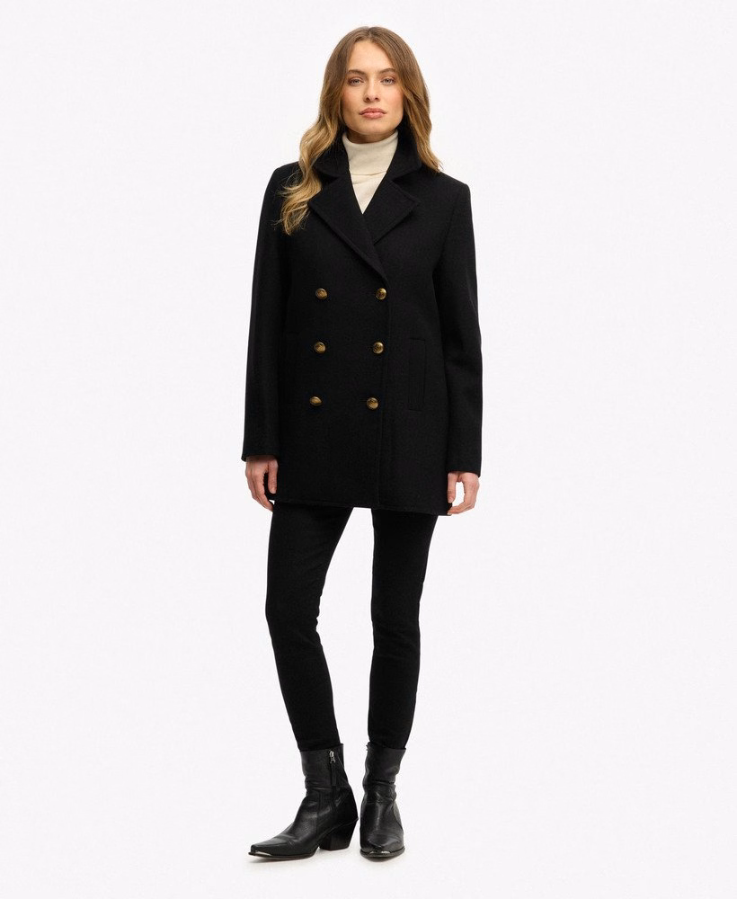 Dubbelknoops peacoat