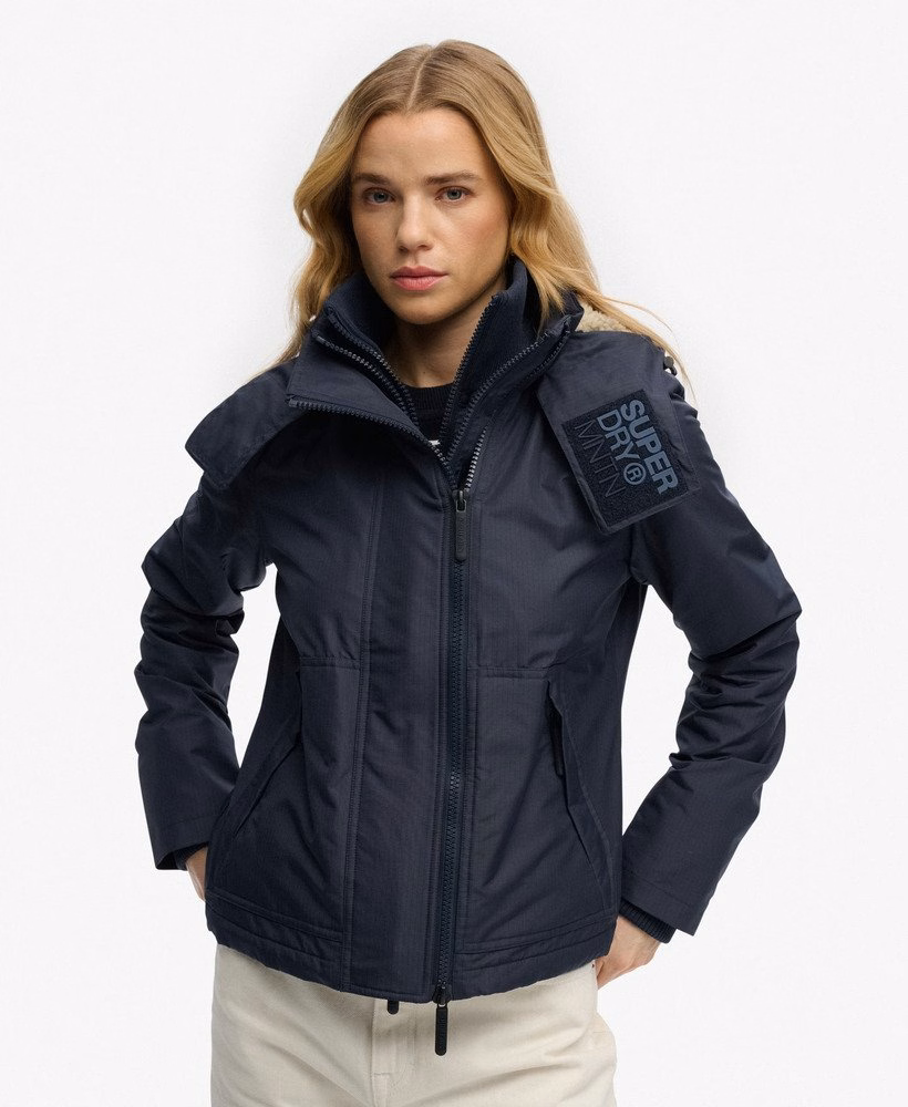 Arctische windjack met capuchon