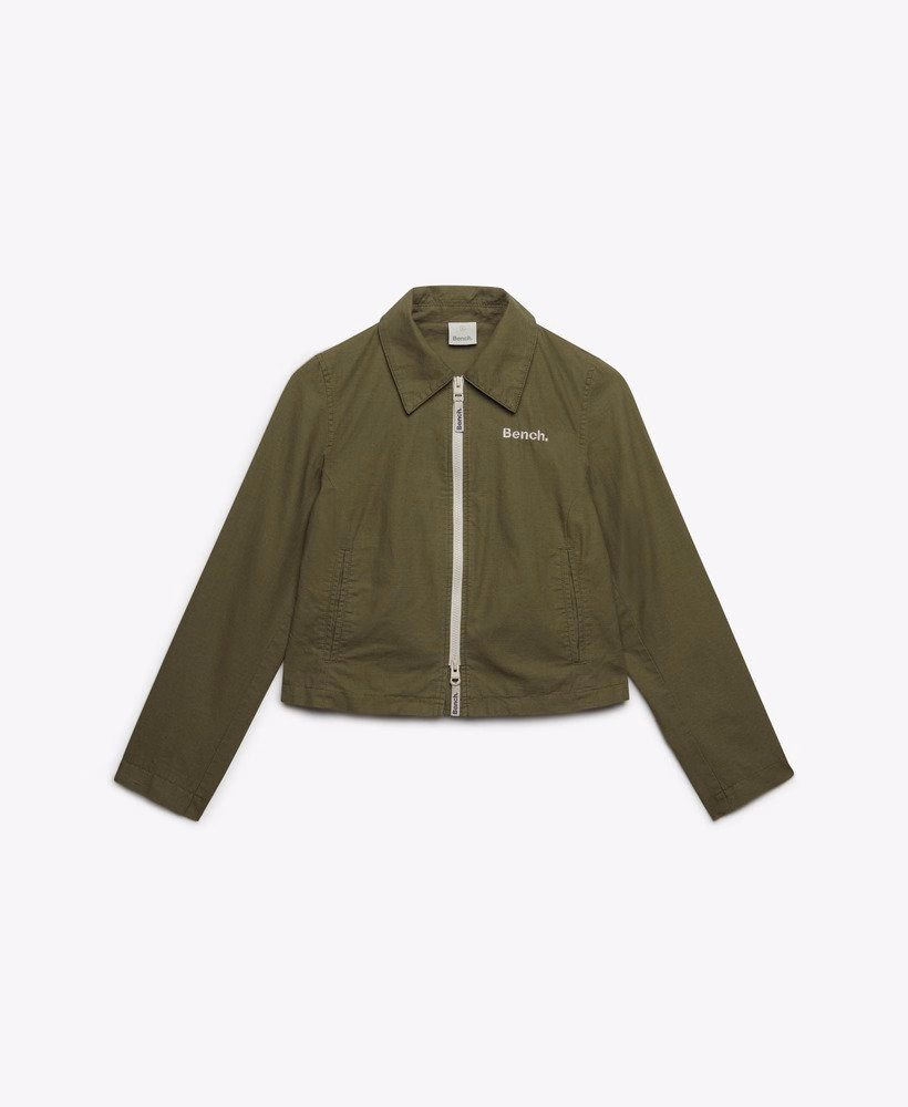 Bench Double Zip Collar Ripstop Jacket