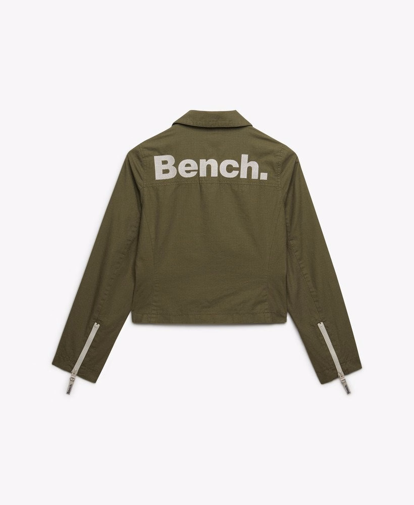 Bench Double Zip Collar Ripstop Jacket