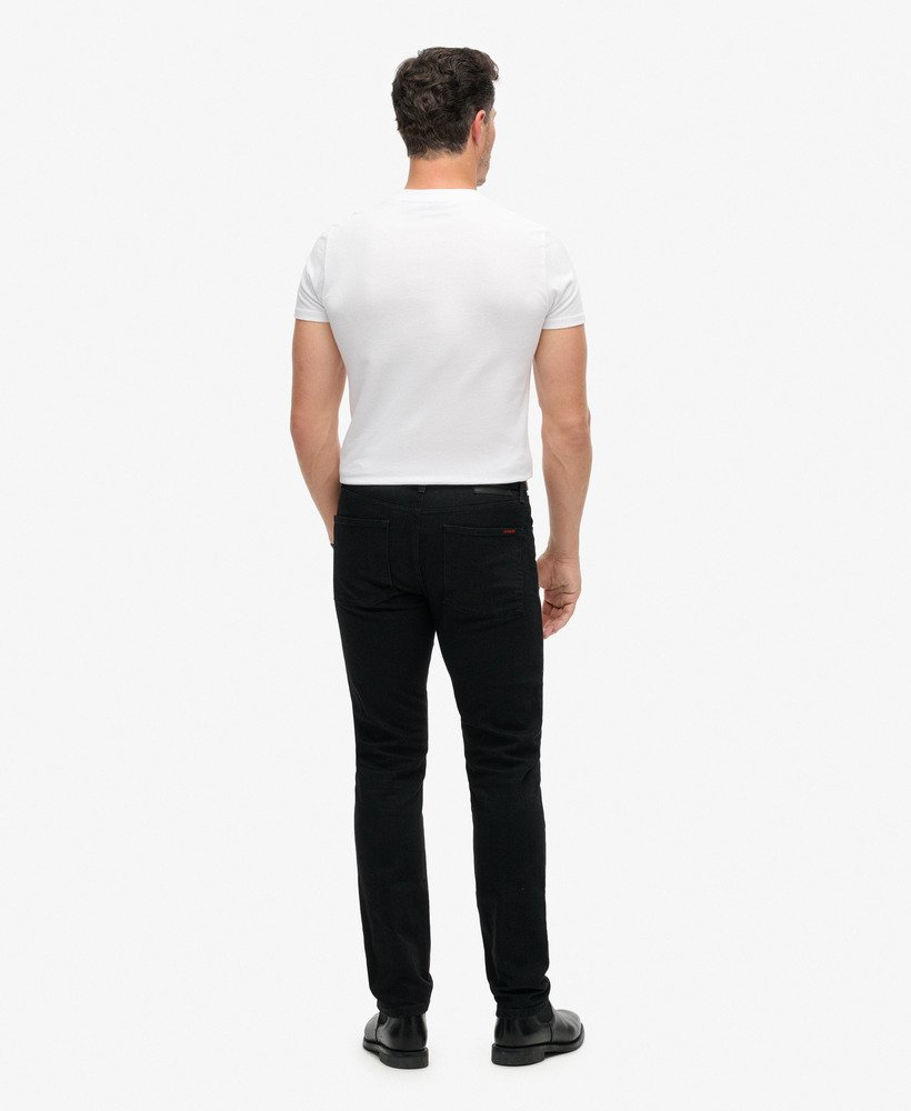 vintage slim straight jeans in venom gewassen zwart