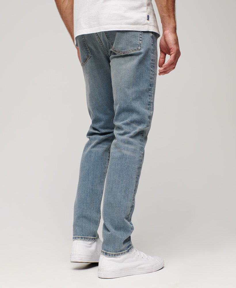 vintage slim fit jeans in fulton lichtblauw