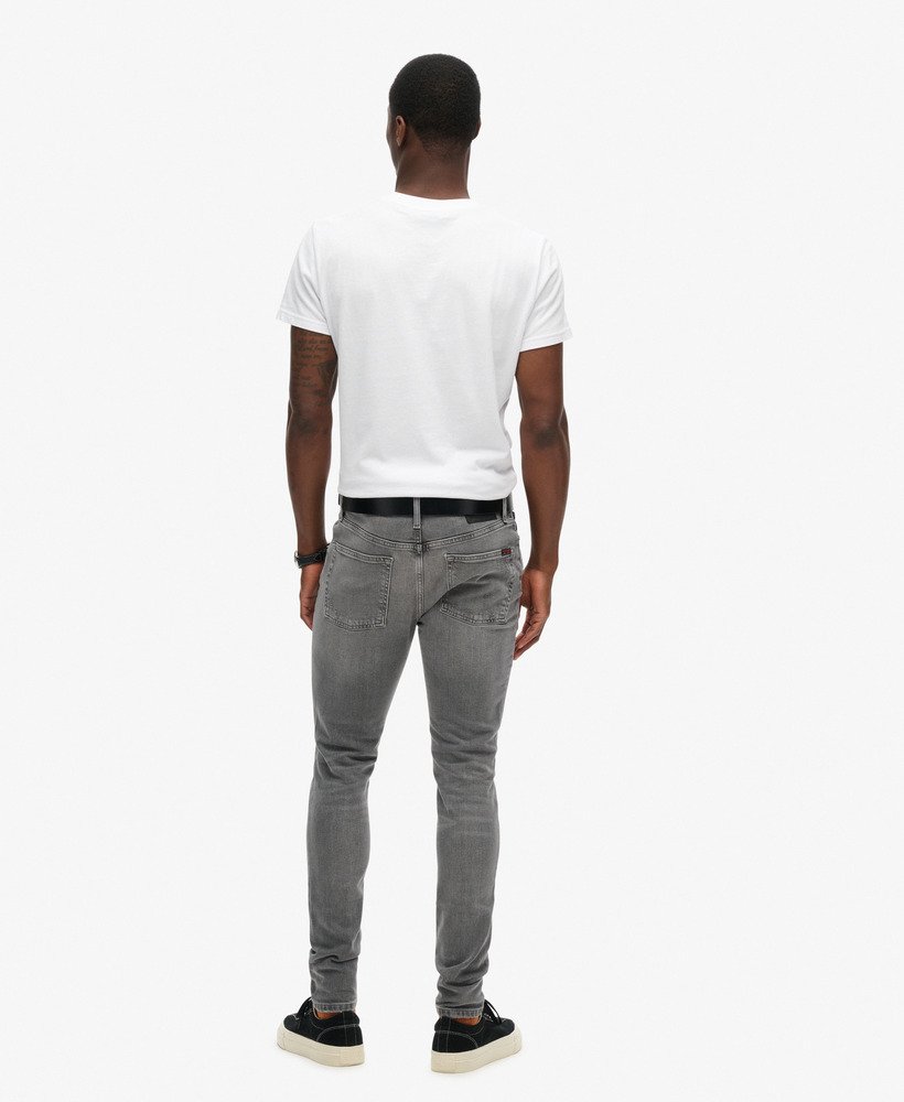 vintage skinny jeans in clinton gewassen grijs