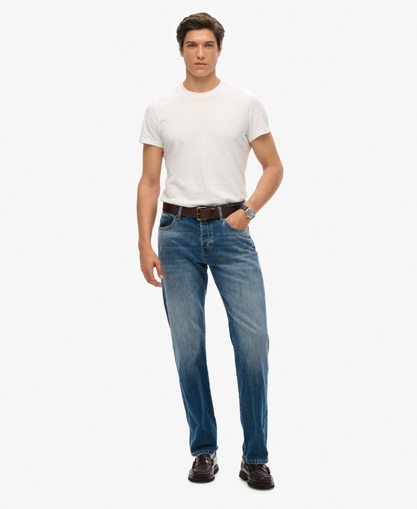 rechte jeans in dolores mid blue
