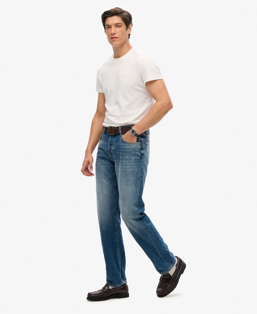rechte jeans in dolores mid blue