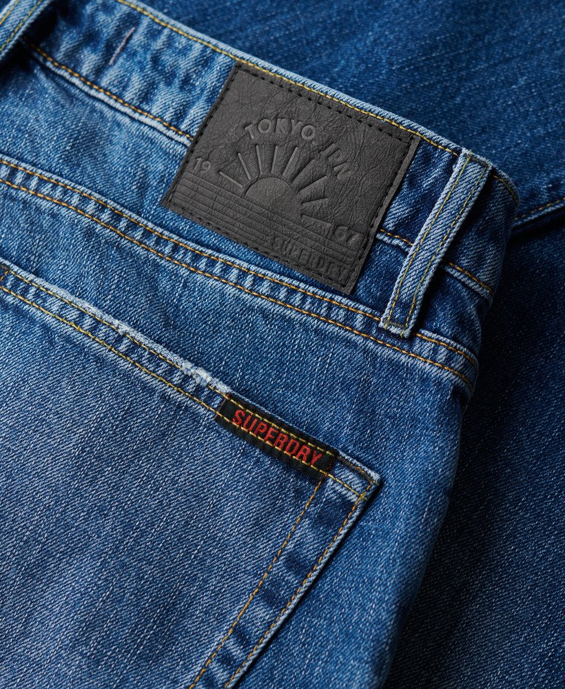 rechte jeans in dolores mid blue