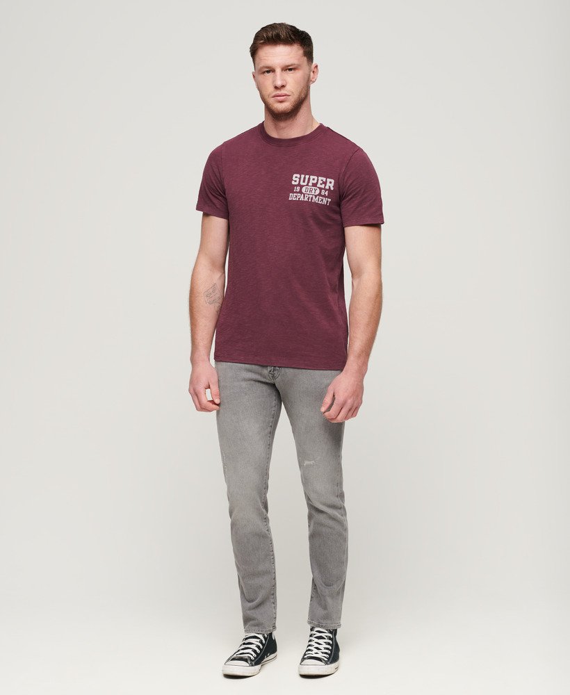 vintage slim fit jeans in clinton gewassen grijs