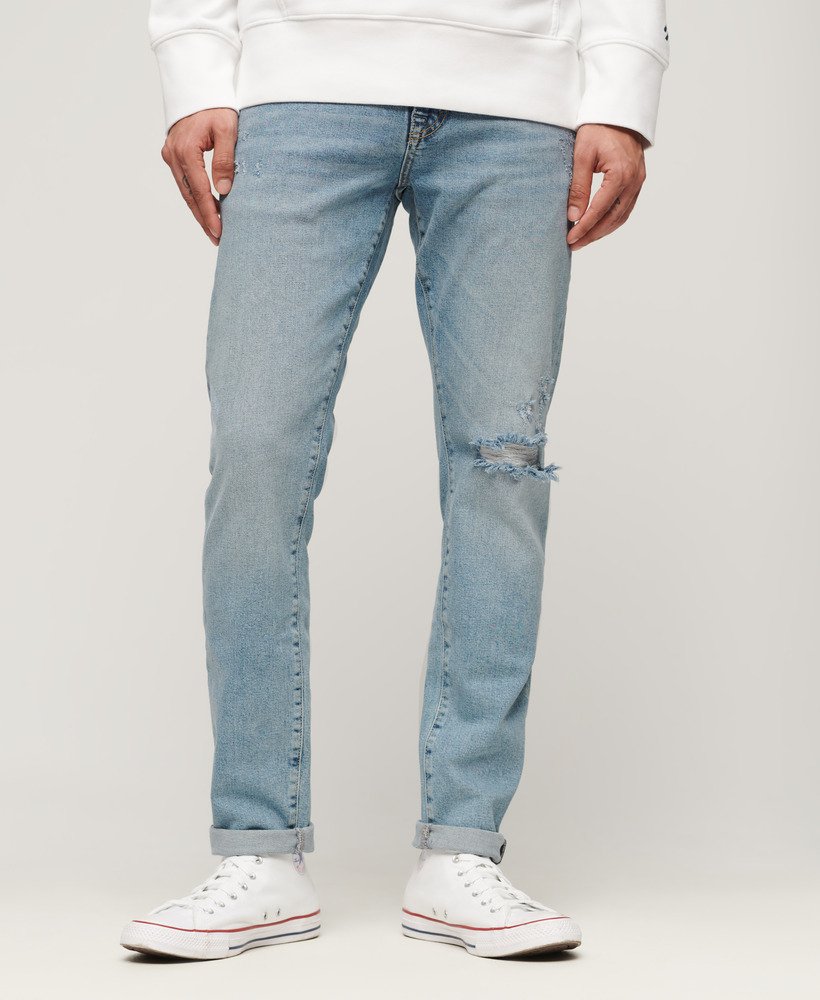vintage slim fit jeans in shotwell blue