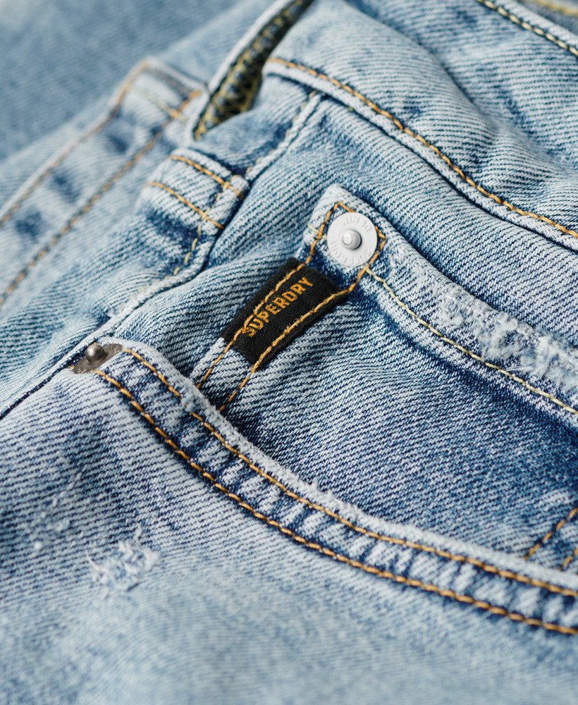 vintage slim fit jeans in shotwell blue