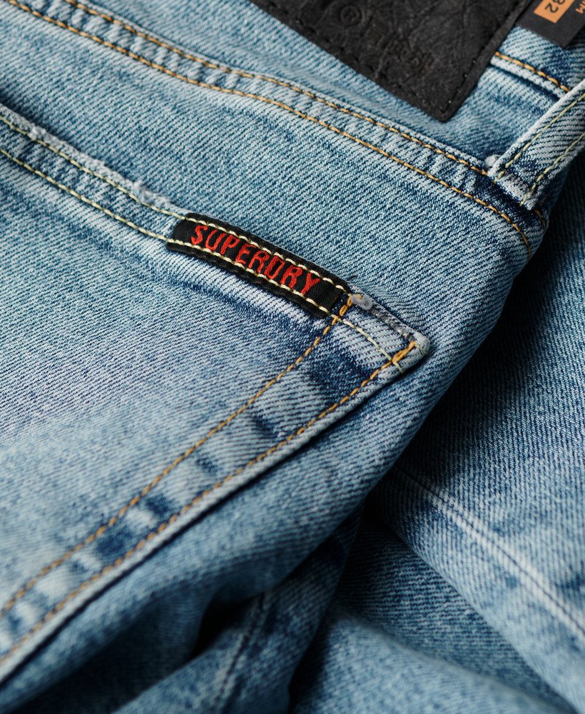 vintage slim fit jeans in shotwell blue