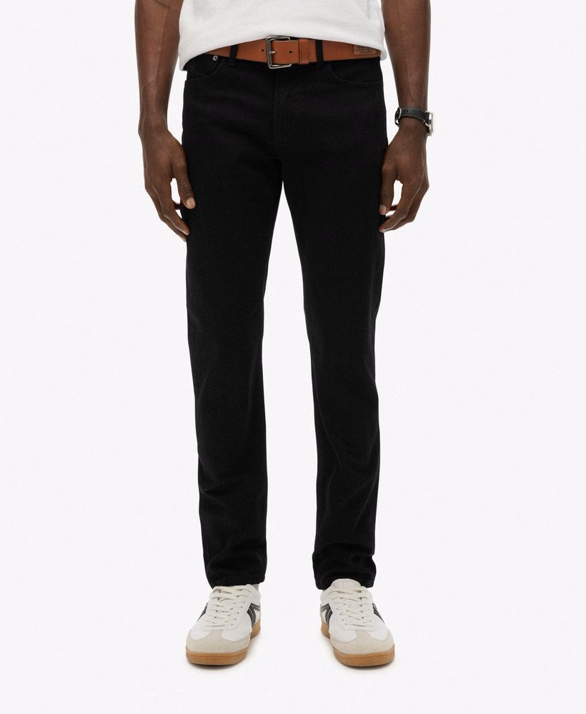 Vintage slim fit jeans van biologisch katoen