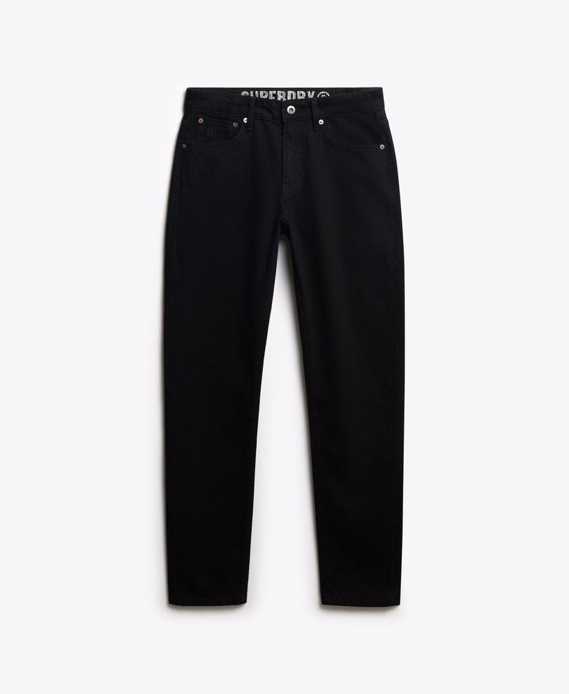 Vintage slim fit jeans van biologisch katoen
