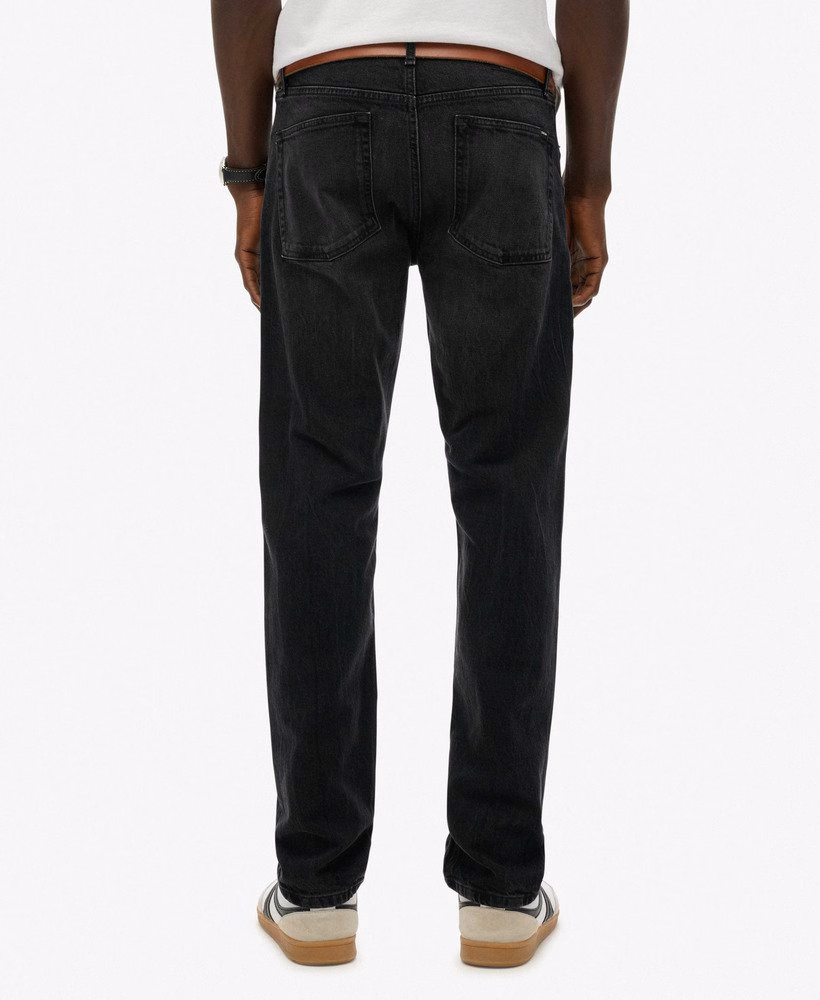 Vintage slim fit rechte jeans van biologisch katoen