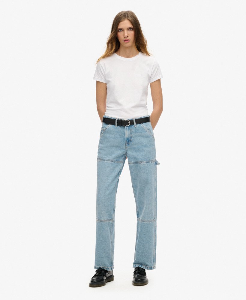 mid-rise denim timmermansjeans in beukenhout licht vintage