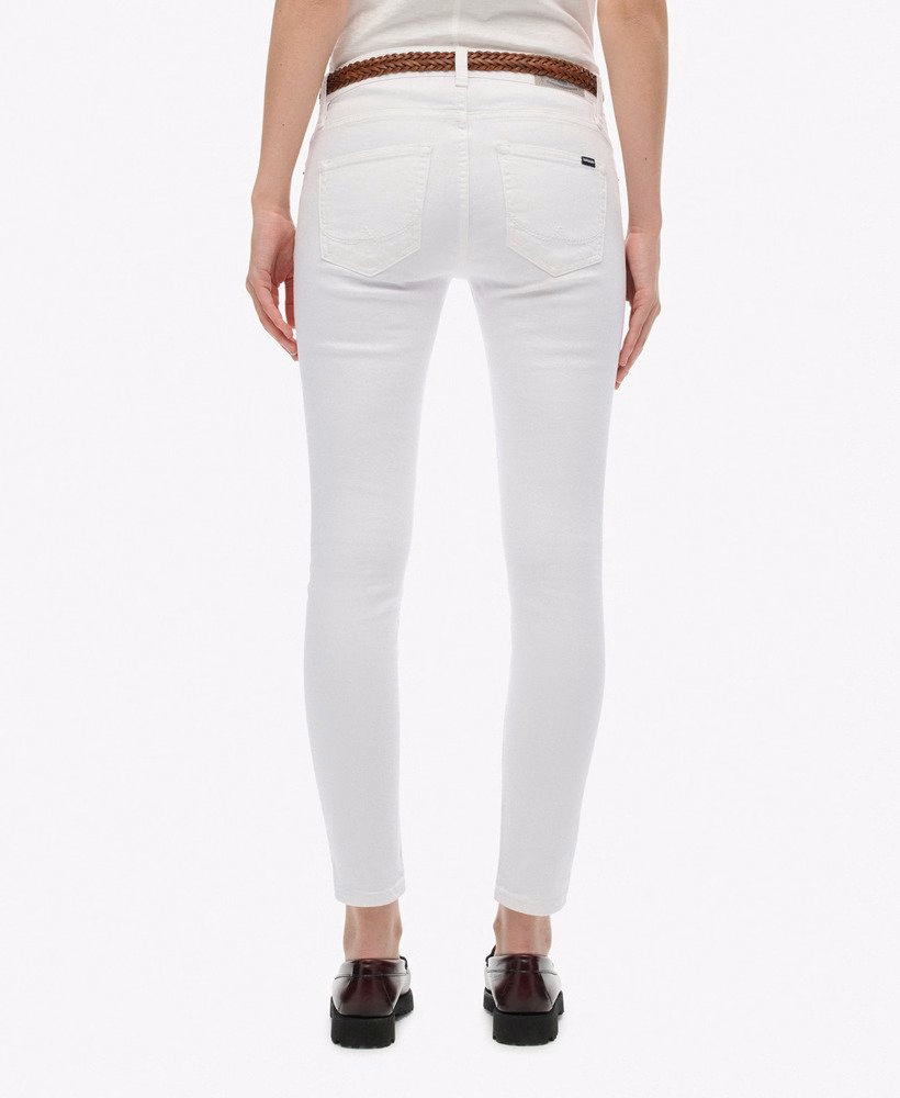 Skinny jeans met middelhoge taille