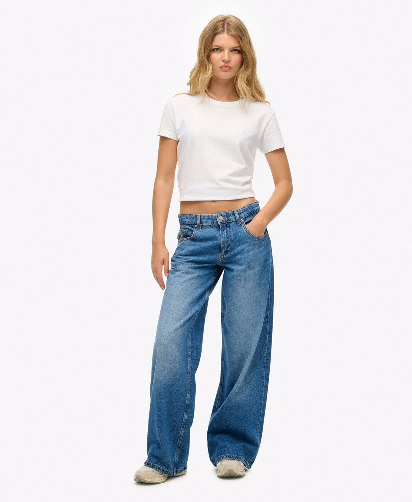 Mid Rise Baggy Jeans