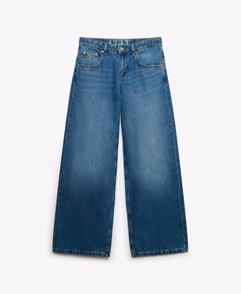 Mid Rise Baggy Jeans