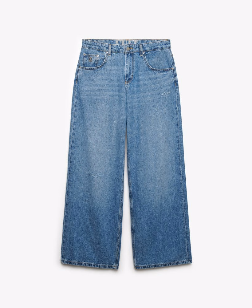 Mid Rise Baggy Jeans
