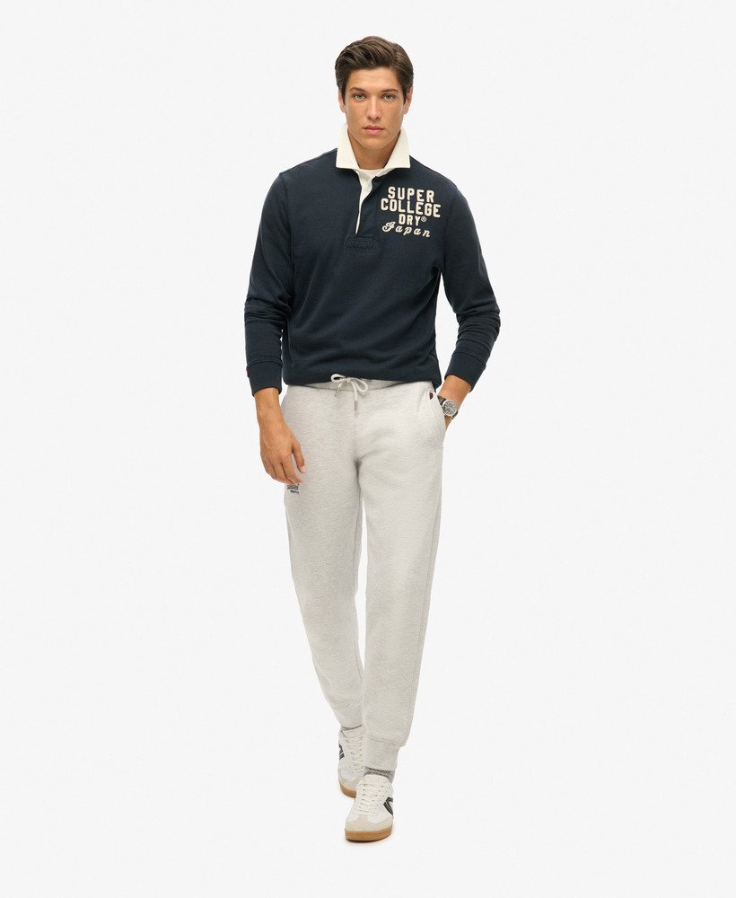 essential logo joggers in glacier grey marl