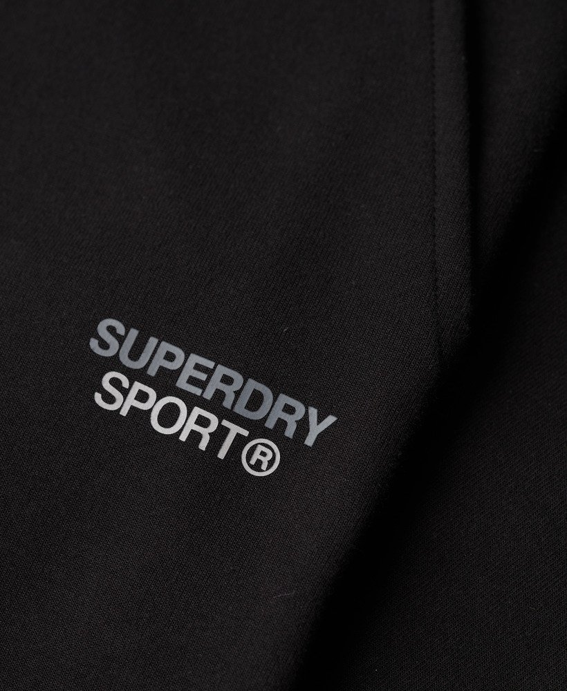 sport tech tapered joggingbroek in zwart