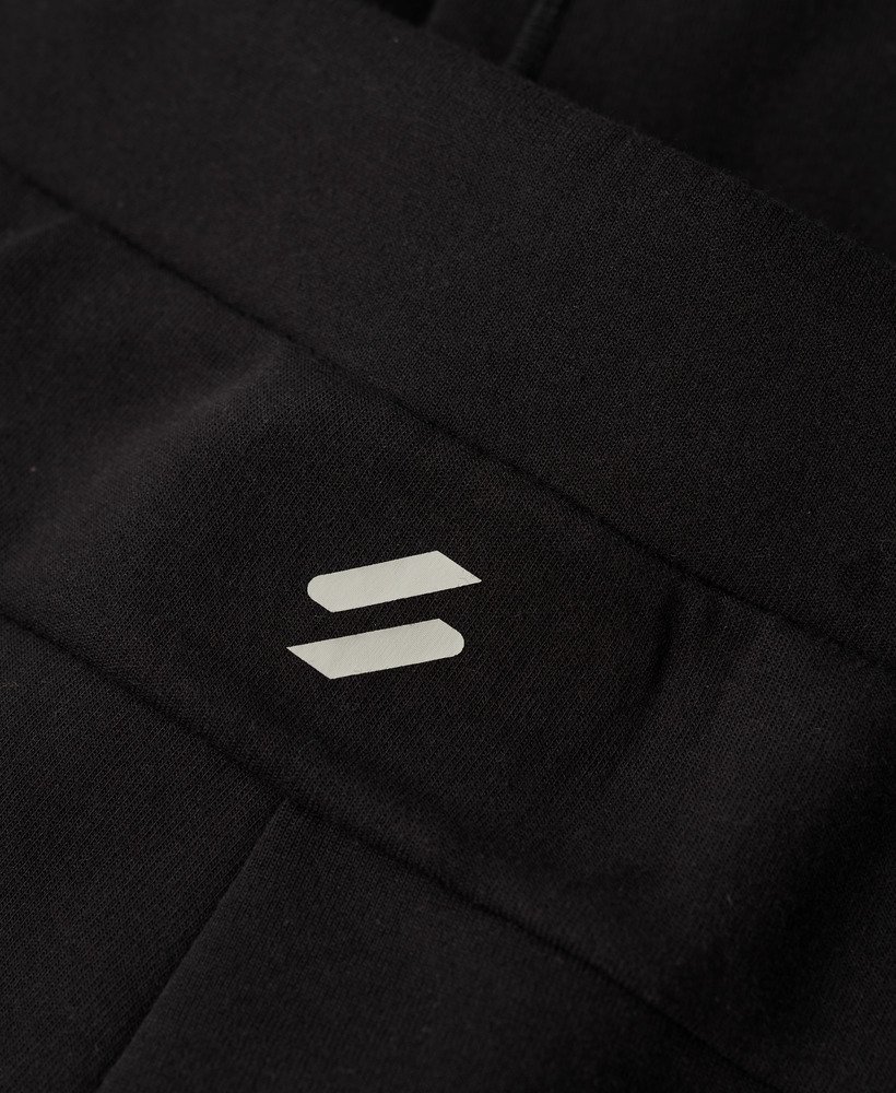 sport tech tapered joggingbroek in zwart