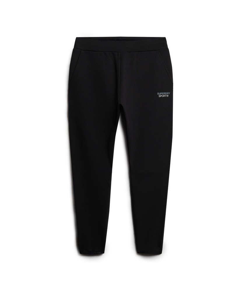 sport tech tapered joggingbroek in zwart