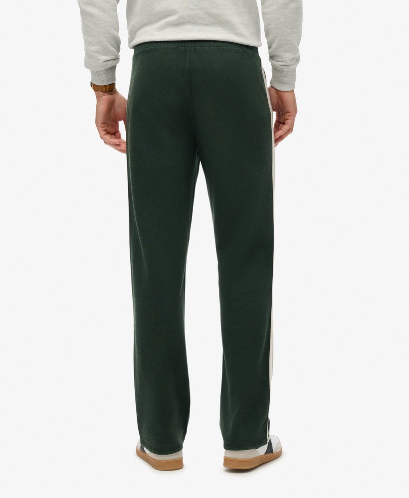 vintage athletic joggingbroek in academy donkergroen