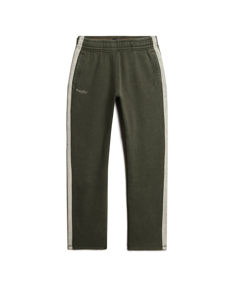 essential logo rechte joggingbroek in donkergrijsgroenatletisch grijs mrl