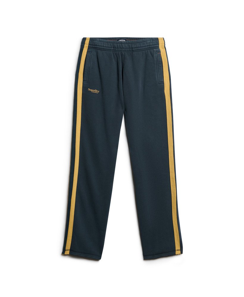 essential logo straight joggers in eclipse navywinter gold