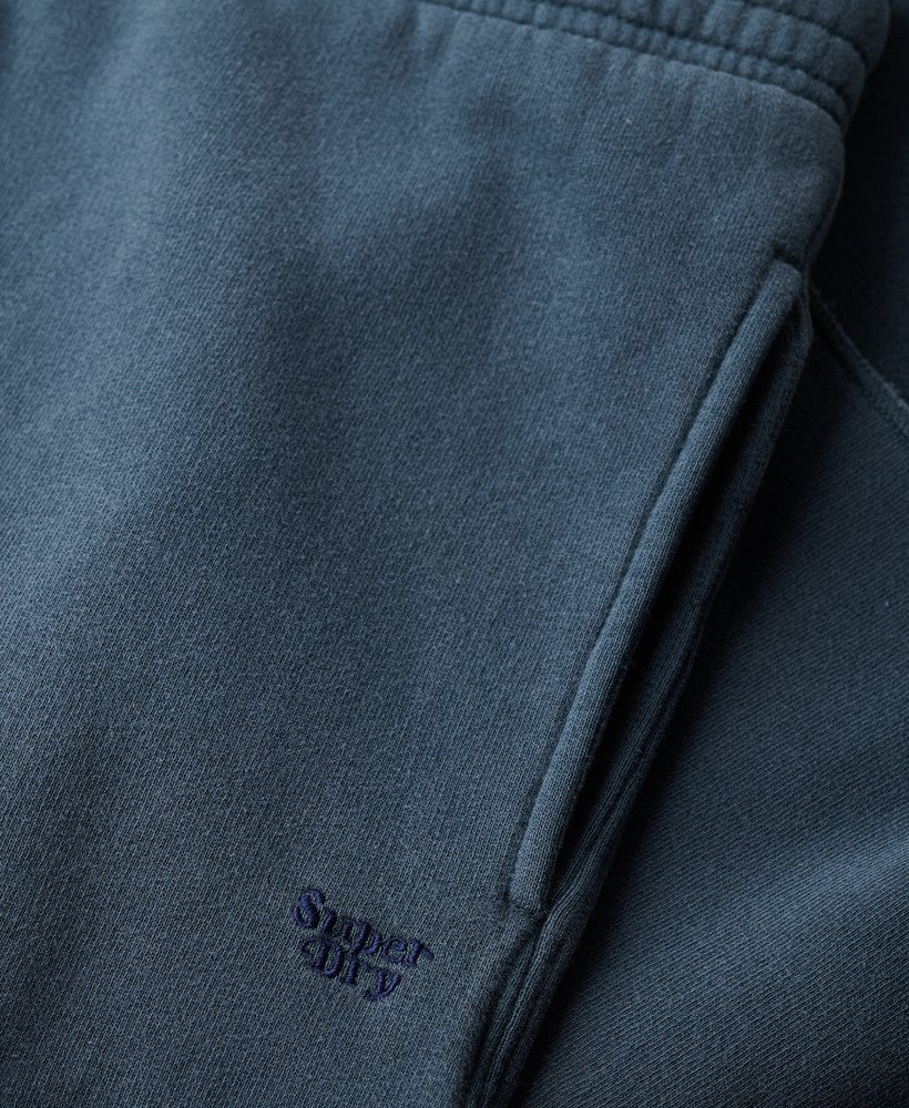 wasbare joggingbroek met wijde pijpen in eclipse navy