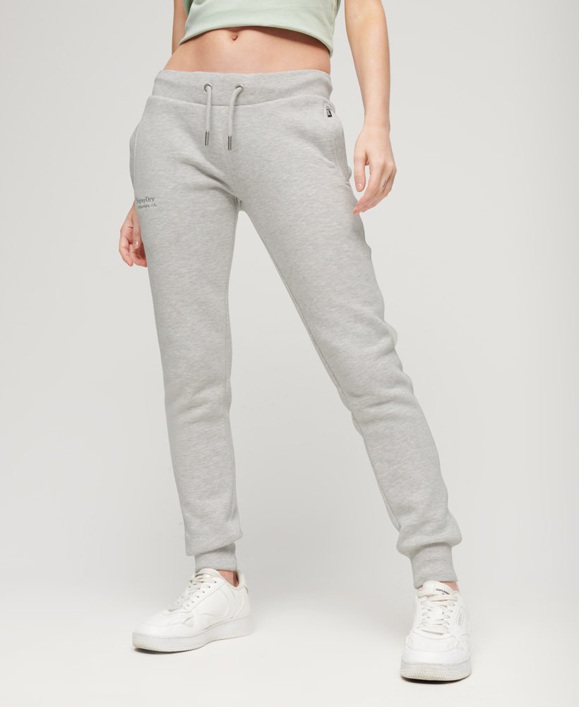 essential logo joggers in glacier grey marl