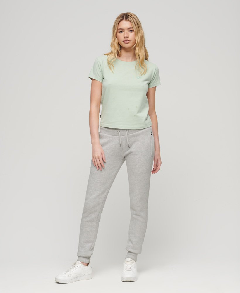 essential logo joggers in glacier grey marl