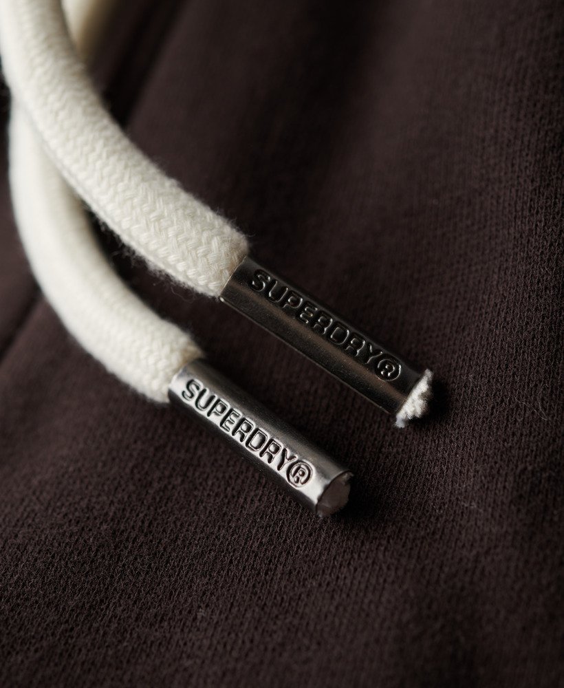neon vintage logo low rise flare joggers in bison black