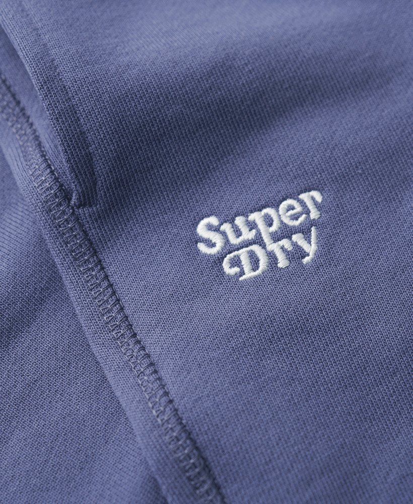 essential logo rechte joggingbroek in marineblauw