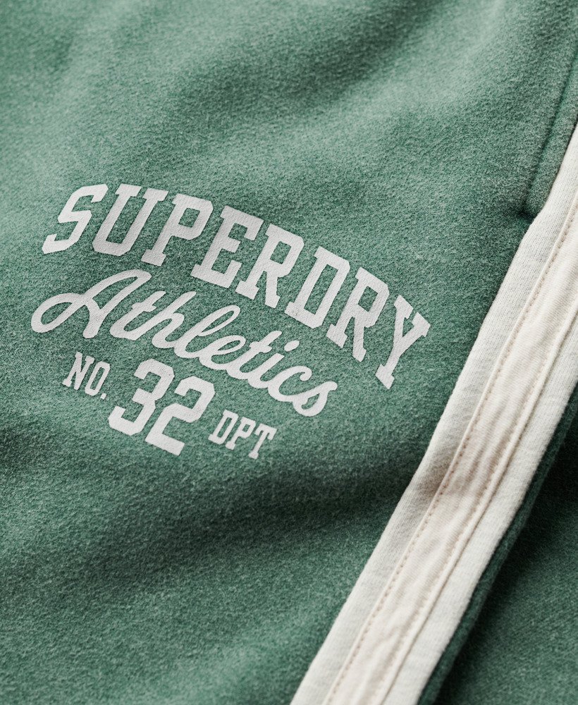 athletic essentials vintage joggingbroek met zijstrepen in dennengroen