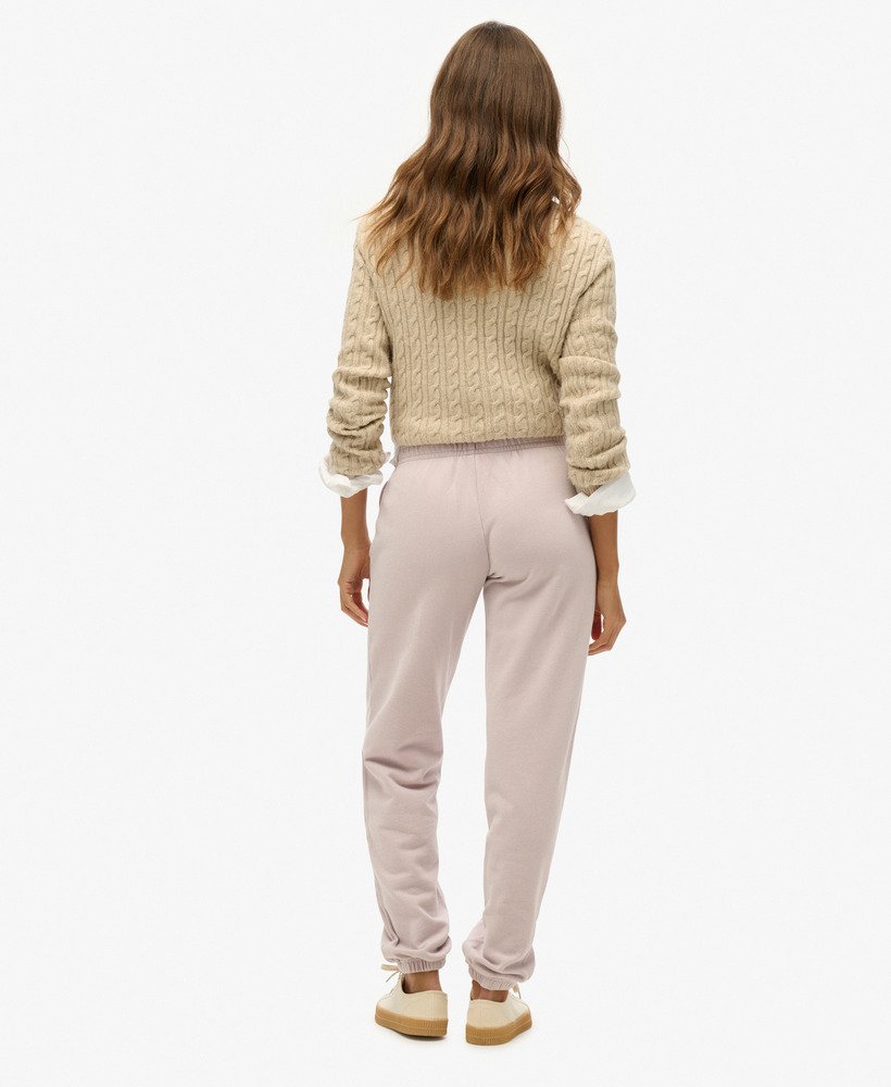 athletic essentials vintage wassen grafische joggingbroek in wolkengrijs