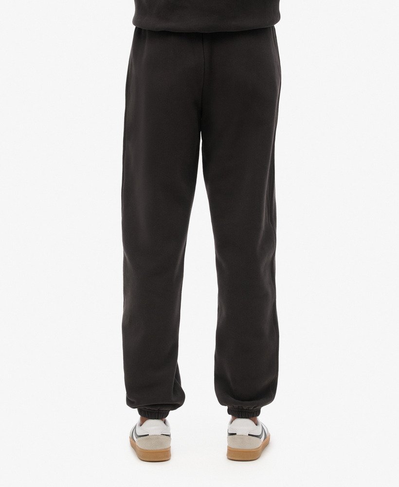 essential logo joggingbroek met manchetten in bison black