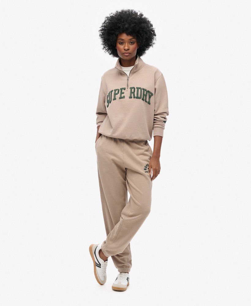 athletic essentials boyfriend jogger in cobblestone grey