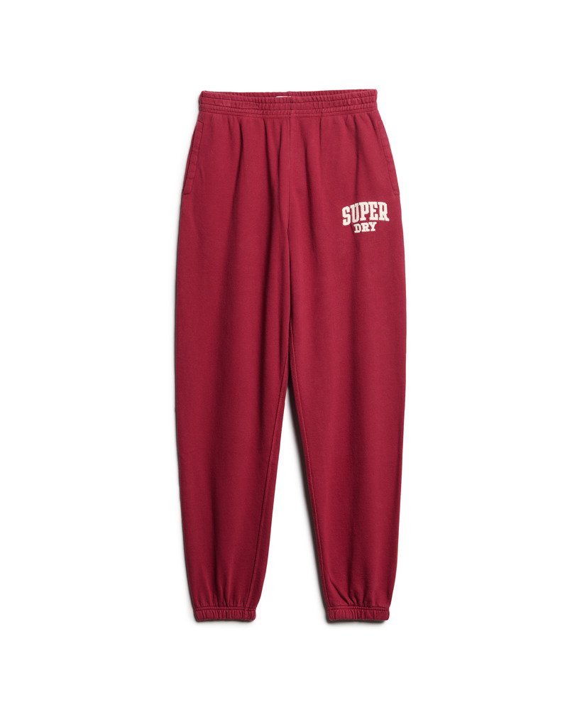 athletic essentials boyfriend jogger in bordeauxrood