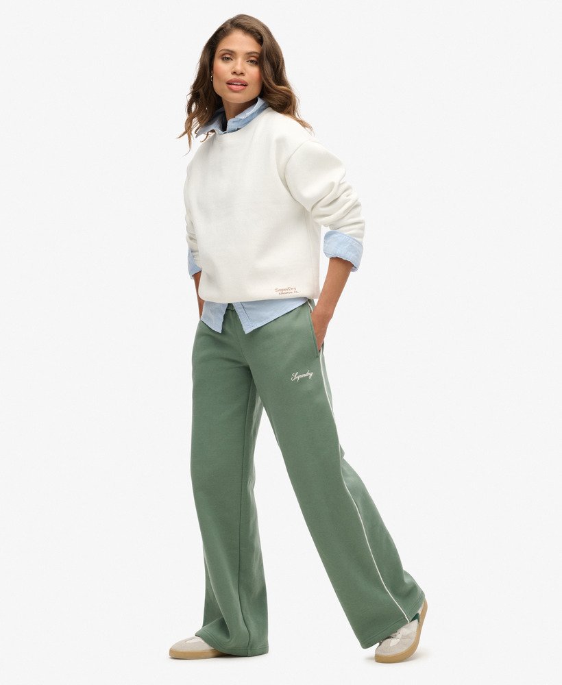 country club rechte joggingbroek in laurel khaki
