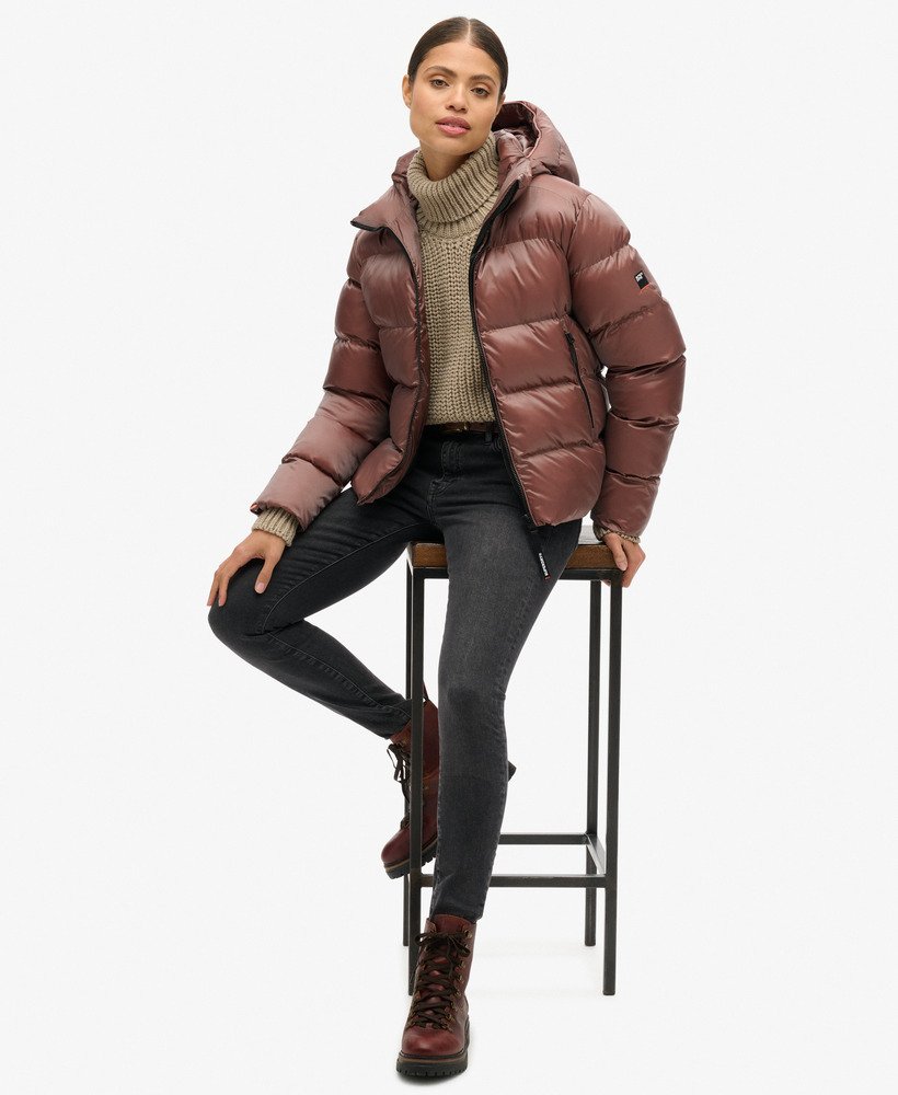 slouchy gebreide coltrui in zacht beige gemêleerd