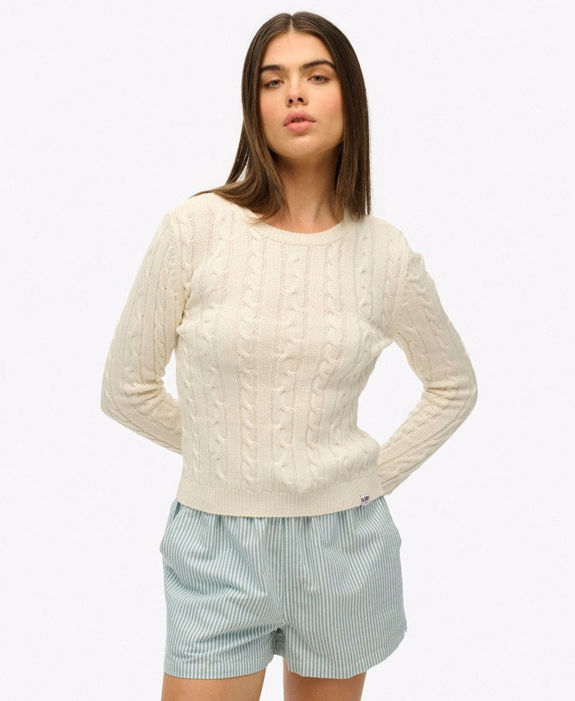 Essentiële slanke kabeljumper