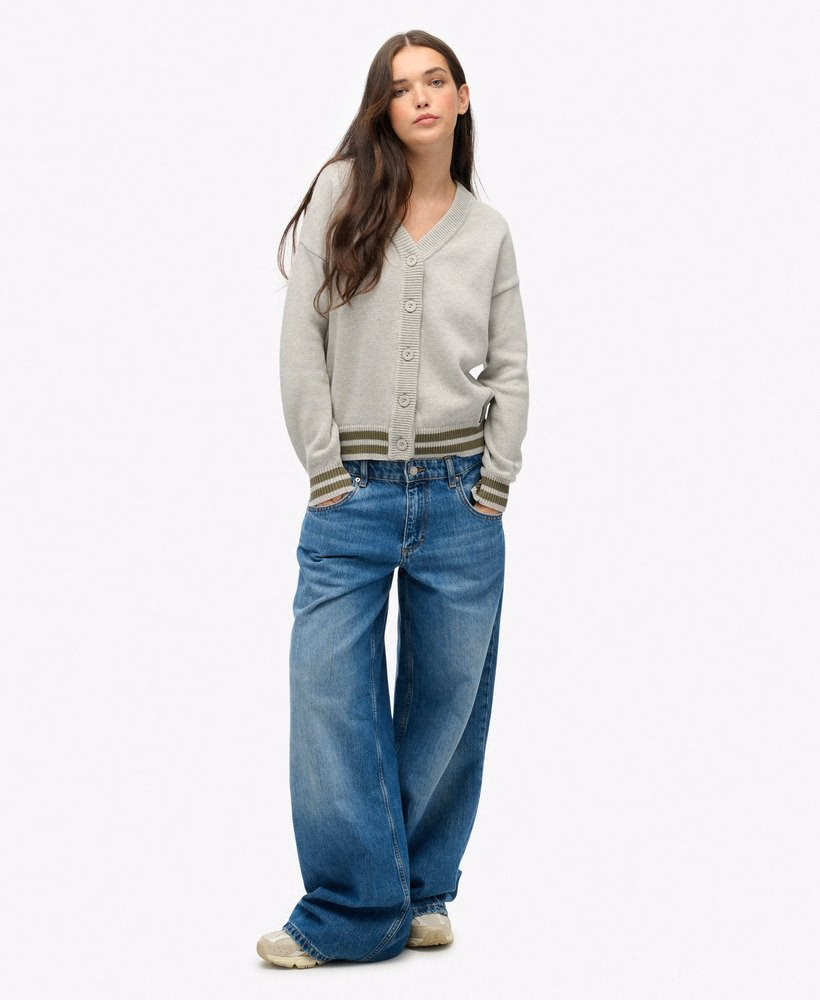 Losvallend gebreid vest