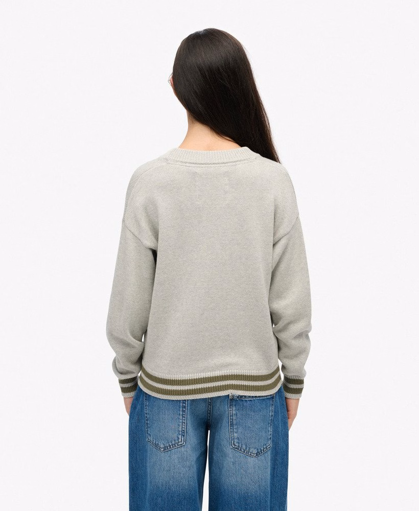 Losvallend gebreid vest