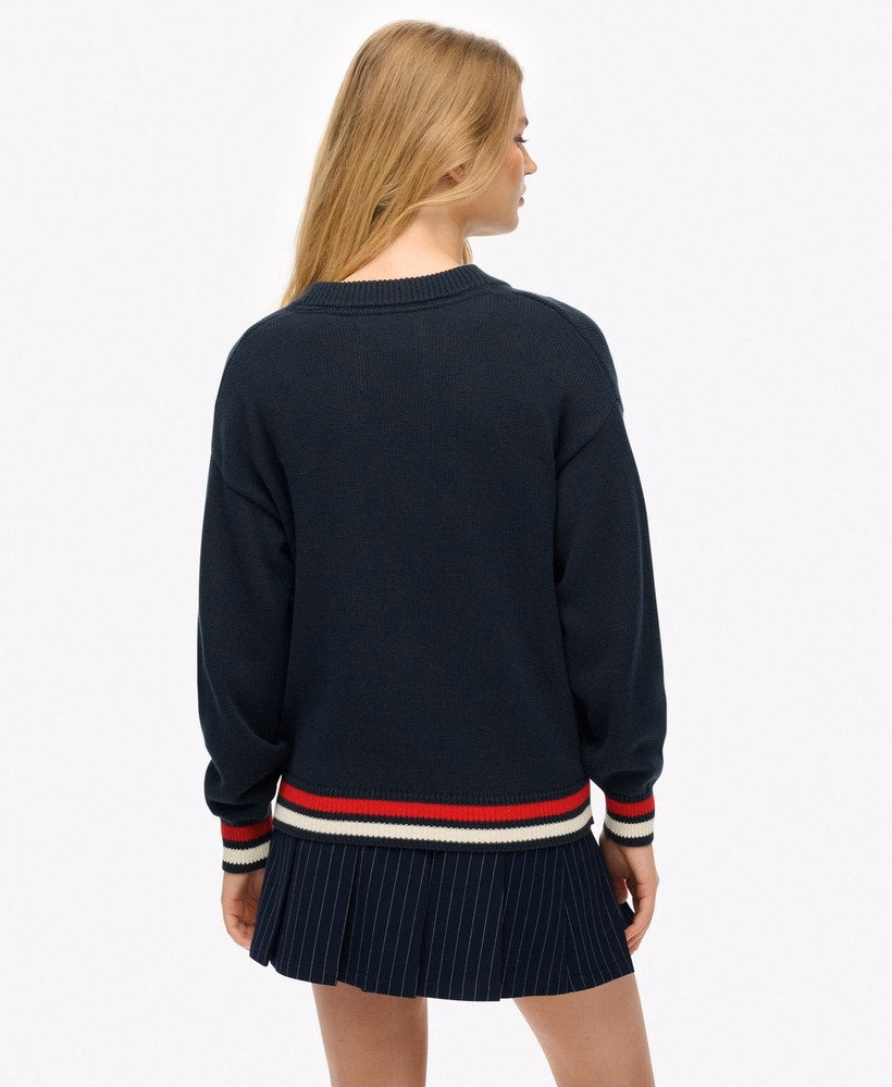 Losvallend gebreid vest