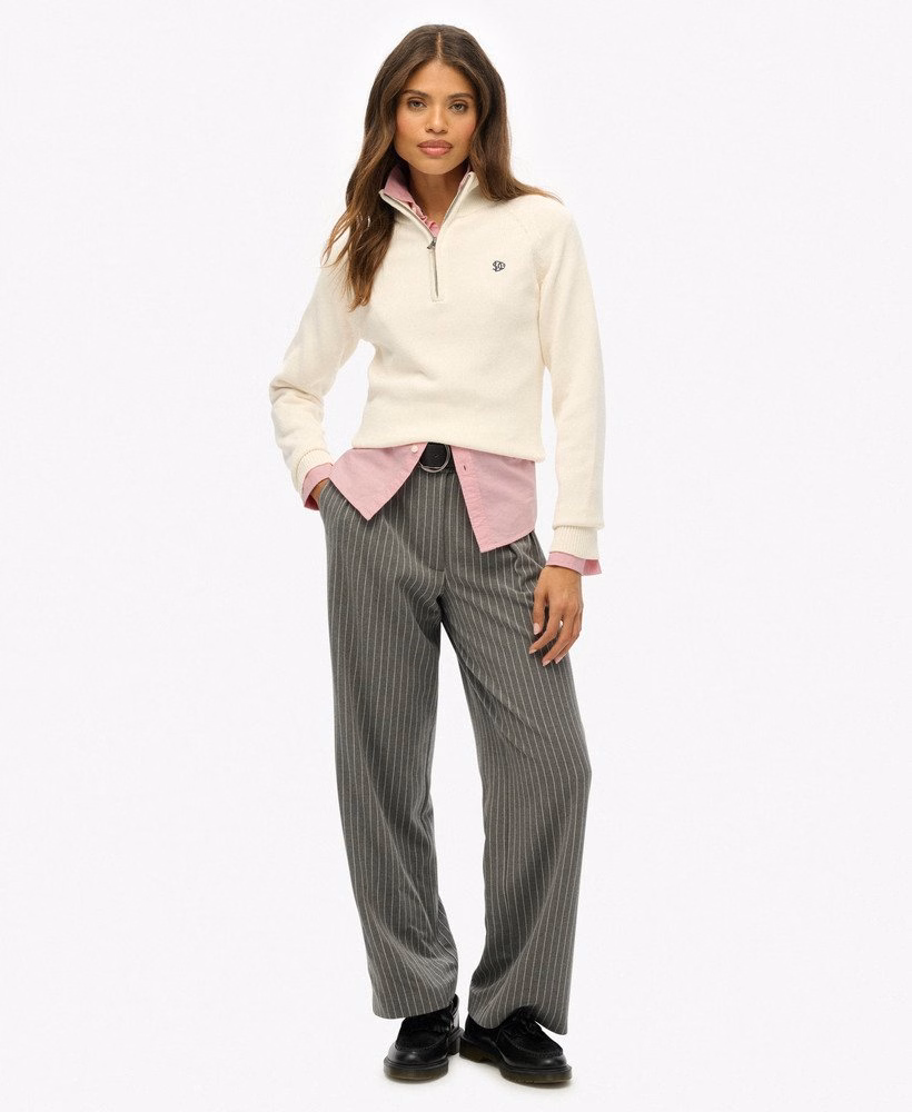 Essentials Slim Half Zip Knit
