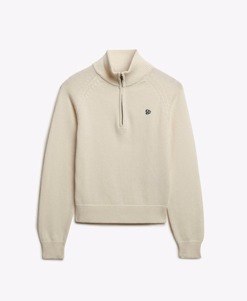 Essentials Slim Half Zip Knit