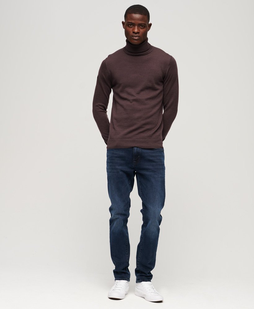 merino coltrui in de kleur raisin