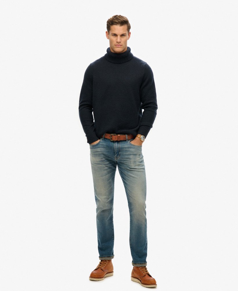 geborstelde coltrui in eclipse navy