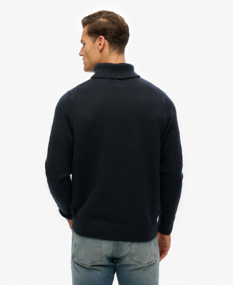 geborstelde coltrui in eclipse navy